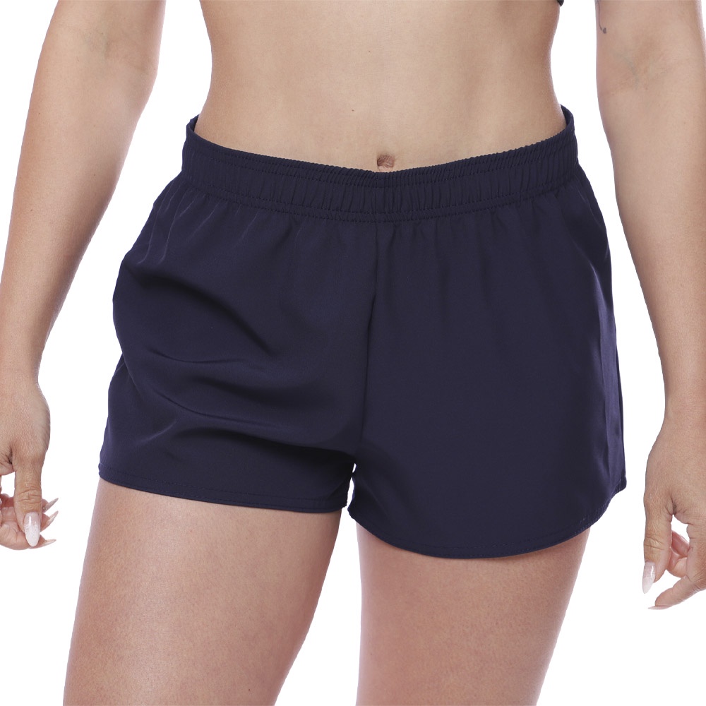 Short Feminino Esportivo Treino Academia Shorts Azul Marinho em Oferta na Shopee