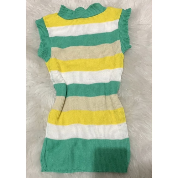 Blusa Blusinha Trico Manga babado gola alta Brasil Copa verde amarelo
