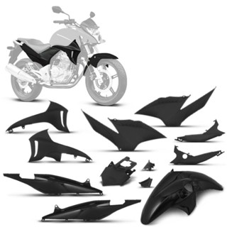 Kit Carenagem Moto Modelo Original Pro Tork Compatível Com CB 300R 2010 2011 2012
