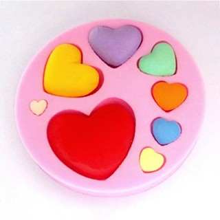 molde de silicone - coração em Oferta na Shopee