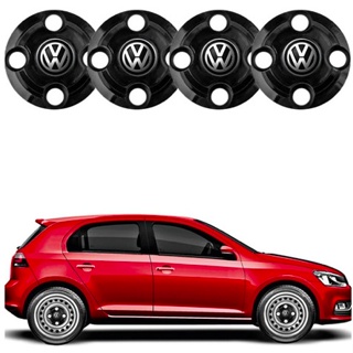 Jogo calota Calotinha Central Gol Santana Quadrado Gol Saveiro Parati Voyage g1 g2 g3 g4 g5 g6 g7 Polo (4 FUROS) p/ rodas aro 13,14, 15 - modelo novo não usa mais arruelas em Oferta na Shopee
