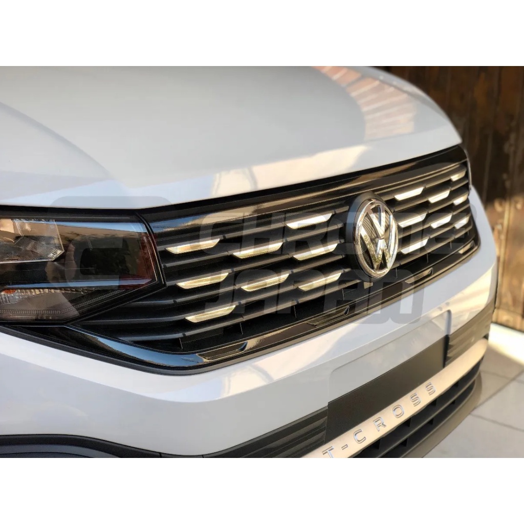 Cromo Grade Dianteira T Cross Sense Comfortline - Adesivo em Oferta na Shopee