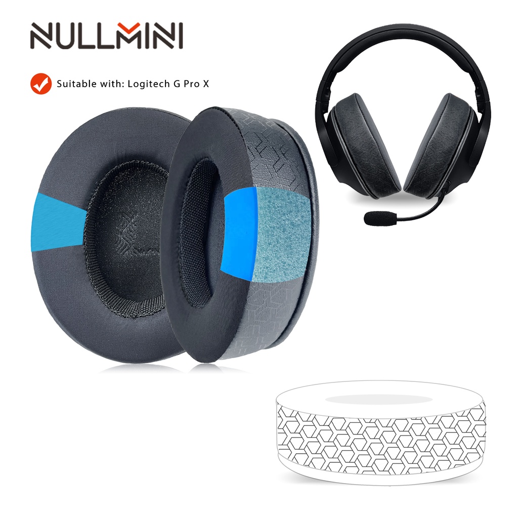 NullMini Substituição De Earpads Para Logitech G Pro X Gel De Resfriamento Fone De Ouvido Capa De Orelha HeadBeam