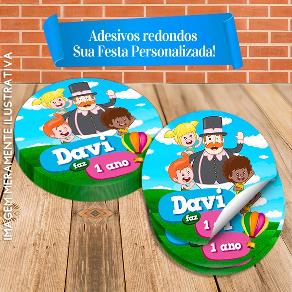 Adesivos Redondos 3cm 4cm 5cm 6cm 7cm 8cm 9cm 10cm Personalizados Vários Temas