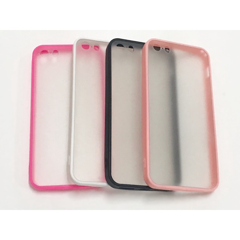 Capa Motorola Moto G5s Plus Capinha Transparente Fosco Borda colorida