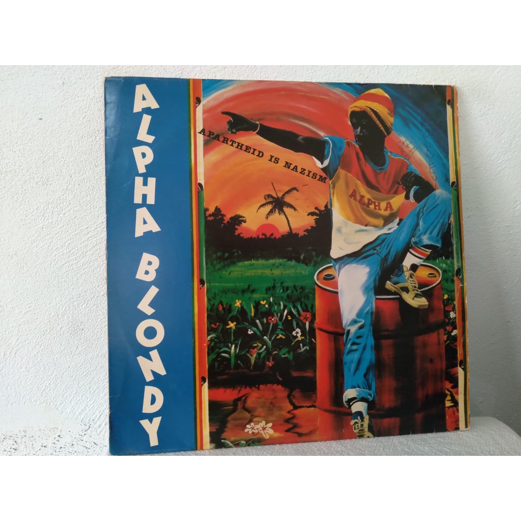 Lp Alpha Blondy Apartheid Is Nazism Excelente Reggae Shopee Brasil