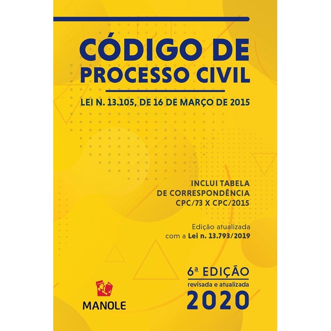 Novo Código de Processo Civil