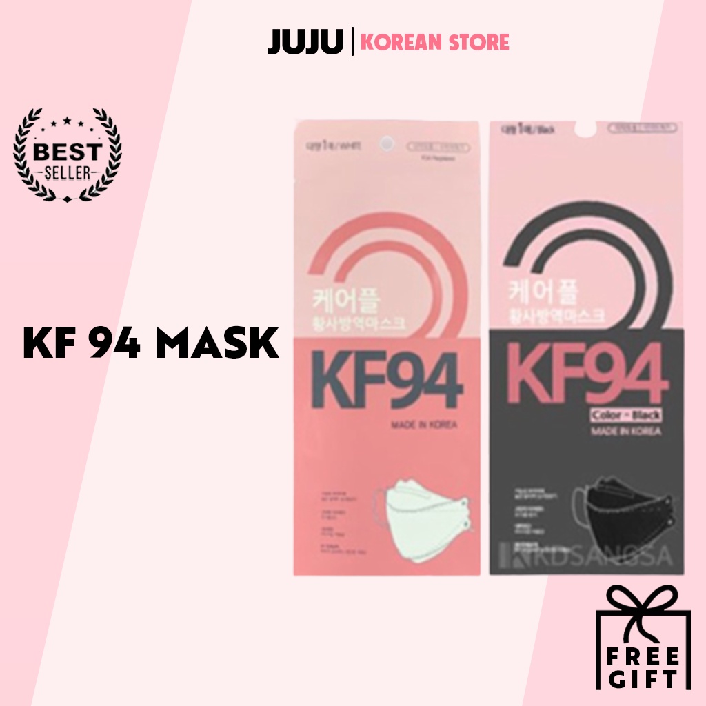 Careful Queen Mask KF94 (Black) / (White) Shopee Brasil