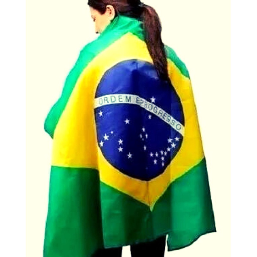 Bandeira Do Brasil Oficial Dupla Face Copa Do Mundo Hexa Torcida Do Brasil Cmx Cm Shopee Brasil