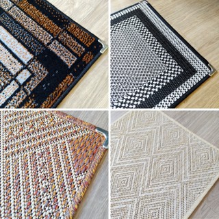 Tapete Sisal Capacho Porta Entrada Antiderrapante 80x50cm
