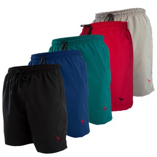 Kit Shorts Tactel Masculino Academia Tactel Adulto Masculina Promoção Fitness Bermuda Elastano Moda Praia com Elastano Masculina