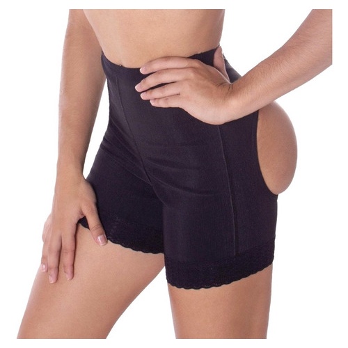 6 Short Feminino Aumenta Bumbum Cinta Modeladora Abdominal