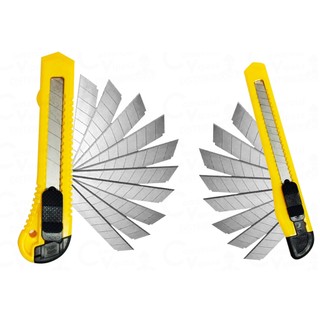 Compre 1 Estilete Leve 10 Lâminas Kit Para Trabalhos Escolares Artesanato Multiuso Geral em Oferta na Shopee