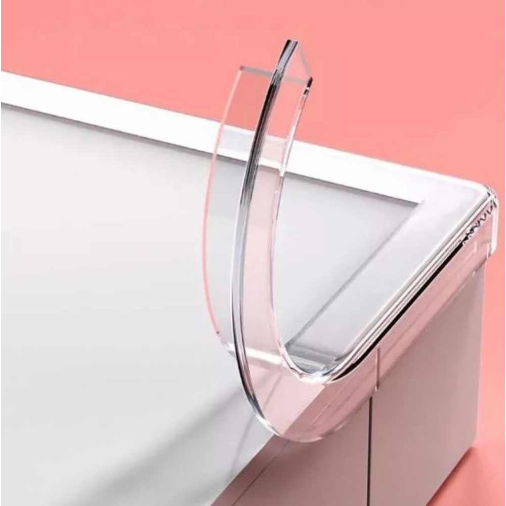 Fita Adesiva Protetor de Quina Borda Silicone Berço Móveis 1, 3 ou 5 metros