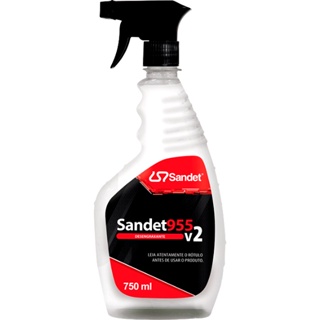 Desengraxante Spray Sandet 955 Limpa Motor Remove Graxa E Óleo 750ml em Oferta na Shopee
