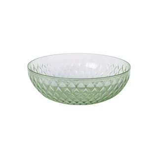 Saladeira Tigela Bowl 3 L Plástico Verde Glamour Plasútil