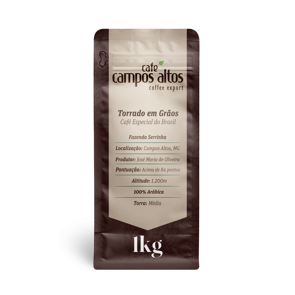 Café Especial Torrado em Grão 1 Kg Café Campos Altos Shopee Brasil