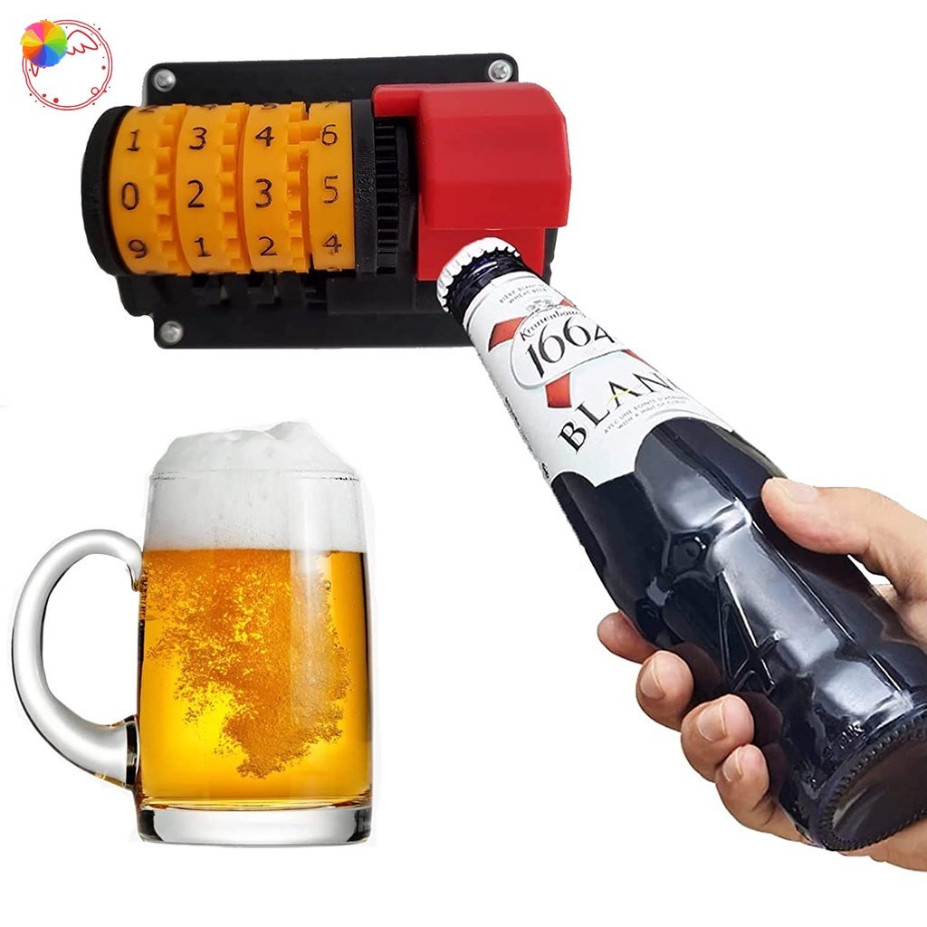 Abridor De Garrafas Do Contador De Cervejas Com Números Precisas Latas De Cerveja Montado ...