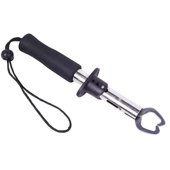 ALICATE DE PESCA GARRA EM INOX PEGA PEIXE TRAVA E NÃO SOLTA O PEIXE CABO HERCONOMICO E CORDINHA AJUSTAVEL PARA USSO PRATICO E FACIL