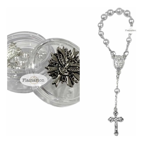 Lembrancinha Porta Terço Divino Espirito Santo + Tercinho