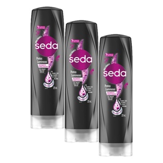 Kit 3 Condicionadores Seda Cocriações Pretos Luminosos 325ml cada em Oferta na Shopee