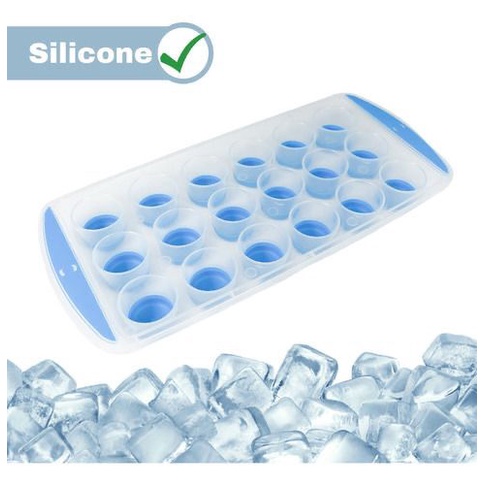 OFERTA Forma De Gelo 18 Cubos Redondo Com Fundo Flexível Multiuso Universal Silicone em Oferta na Shopee