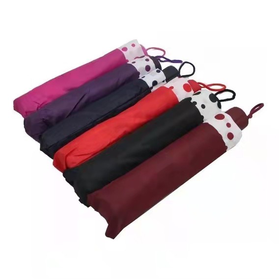 Guarda Chuva Grande Sombrinha Poá Bolinha Irregular YS111 em Oferta na Shopee