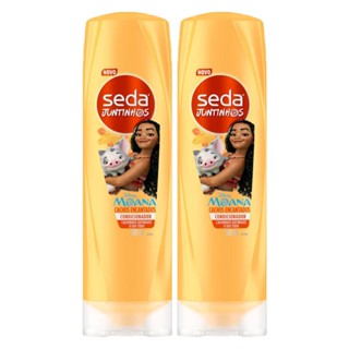 Kit 2 Condicionadores Seda Infantil Moana Juntinhos Cachos Encantados 300ml cada