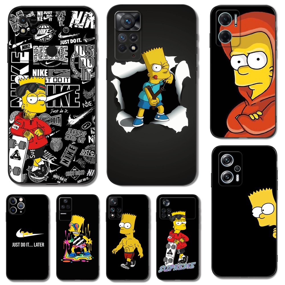 Capa Para Xiaomi POCO M4 X4 Pro 4G 5G GT De Silicone Flexível Os Simpsons