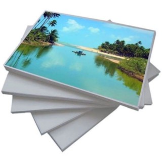 Papel Fotográfico 180g Glossy Brilhante 50 Folhas A4 Branco Resistente a água MASTERPRINT