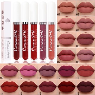 Batom/Gloss Labial Em 18 Cores Mate/Fosco À Prova D\