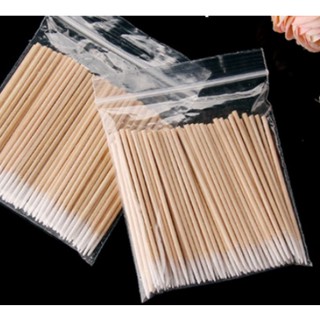 Kit Palitos c/ Algodao Limpeza Henna Micropigmentacao Sobrancelha