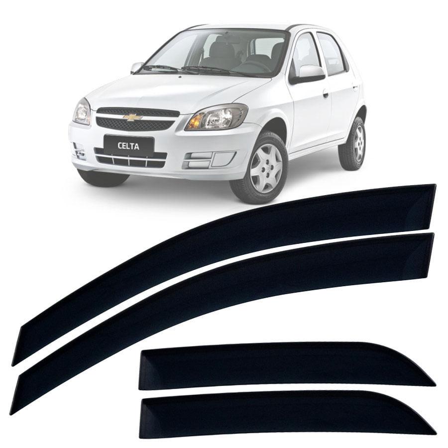 Calha de Chuva TG Poli GM Celta 03/15 E Prisma 06/12 4 Portas em Oferta na Shopee