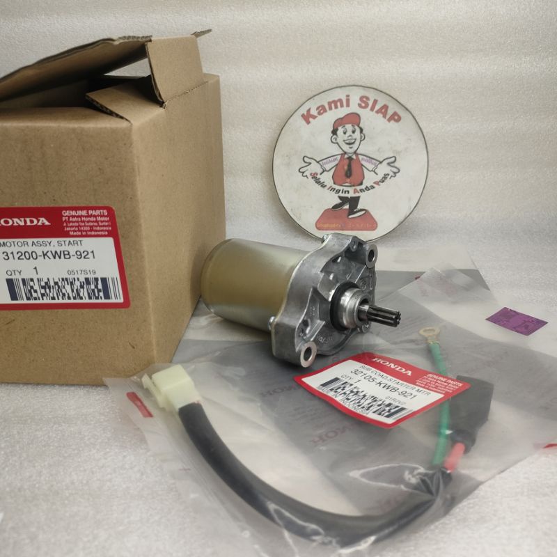 31200-KWB-921 MOTOR assy starter Dynamo Revo Absolute 110 Lâmina 32105 original
