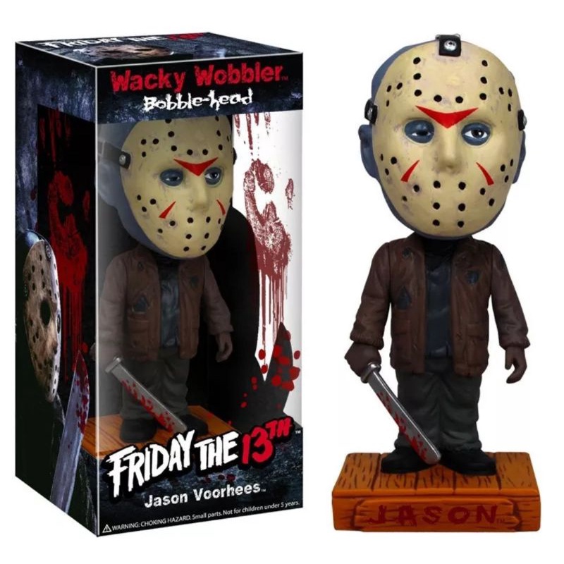 Boneco Bobble Head Jason Terror Mexe a Cabeça