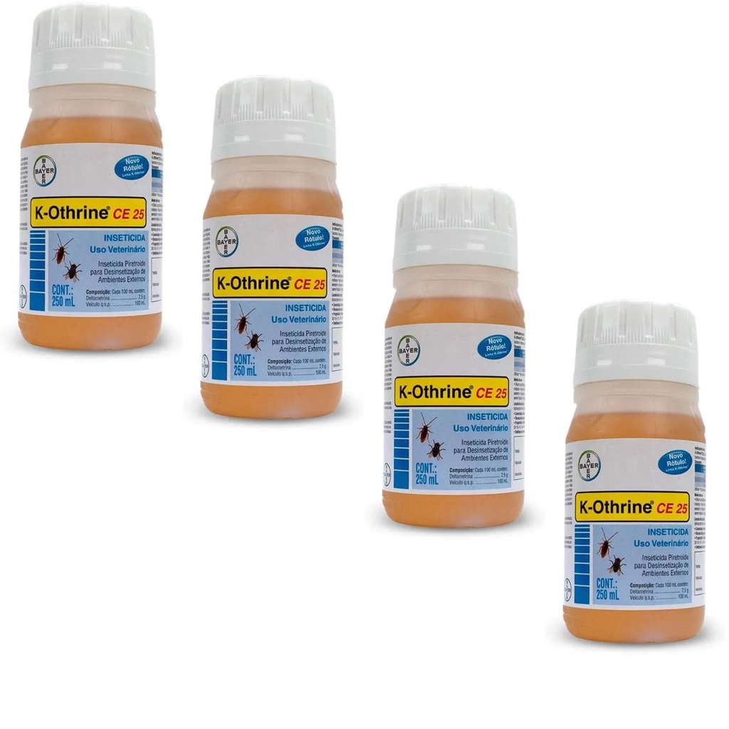 K-othrine Ce 4un. 25 250ml Mata Mosca Barata Formiga Bayer
