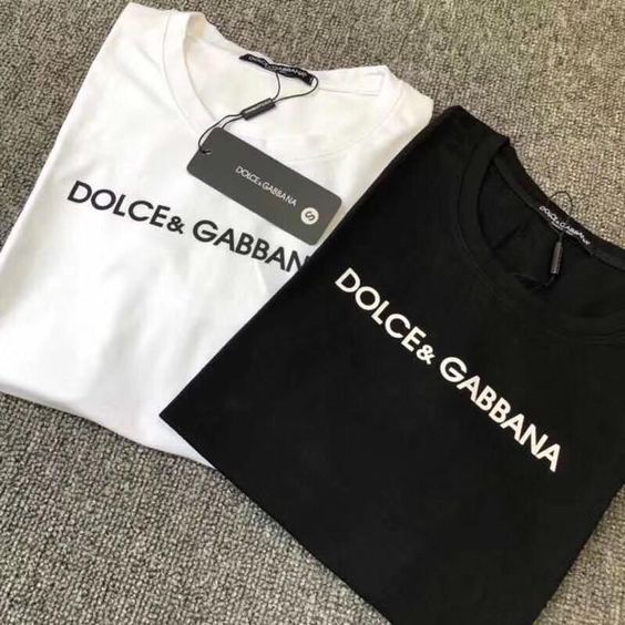 Camisa Masculina feminina Unissex Dolce Gabbana Marca 100% Algodão 30.1 - Envio imediato