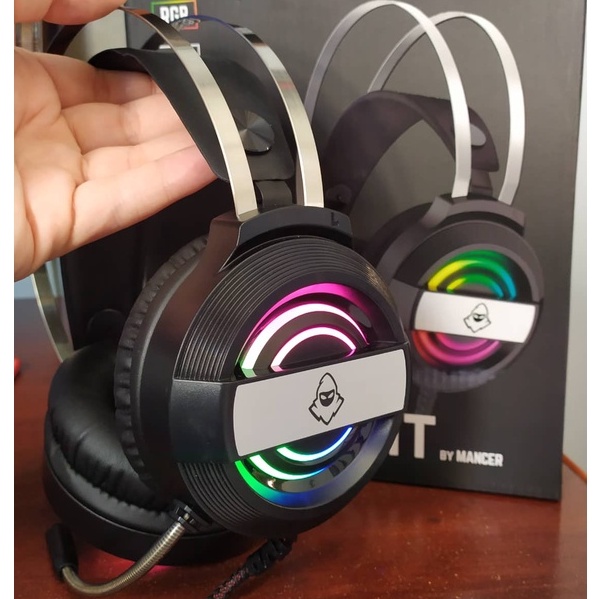 Headset Gamer Mancer Twilight RGB em estado de novo Shopee Brasil