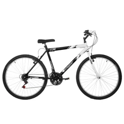 Bicicleta Aro 26 Ultra Bikes Masculina Bicolor Freios V-brake Bike 18 Marchas