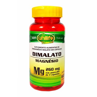 Magnésio Dimalato Unilife 60 Cáps