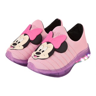 KIT 2 PARES DE TÊNIS LED INFANTIL MENINA L16 ROSA MINNIE + PAR ADICIONAL A SUA ESCOLHA — imagem 2 de 2