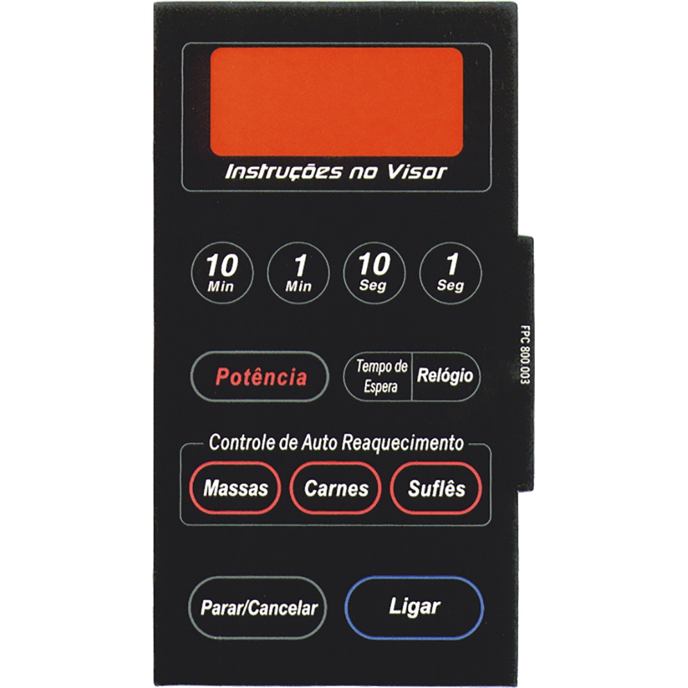 Membrana para Forno Microodas PANASONIC NN-5555 BH Junior