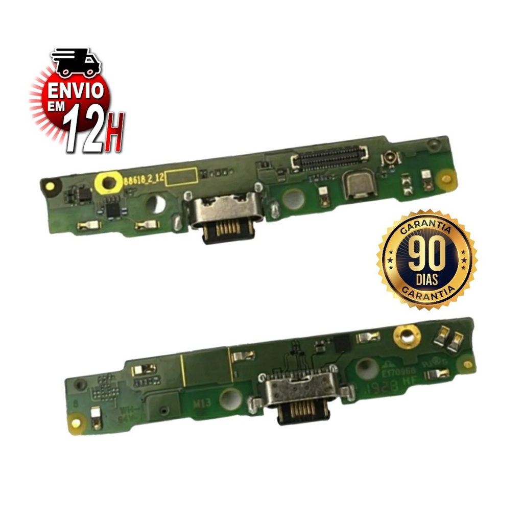 Placa Conector de Carga e Microfone Moto G7 Power XT1955