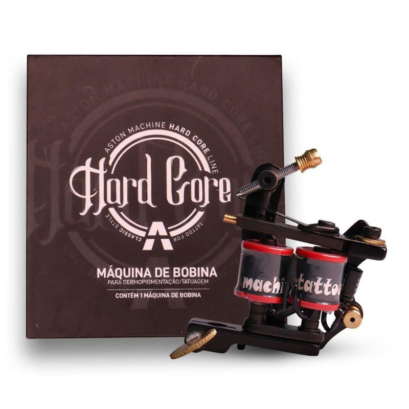 Máquina Tatuagem Bobina Hard Core Traço e Pintura - Aston