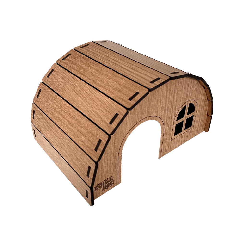 Toca Meia Lua Casinha Redonda para Roedores Hamster Gerbil Topolino em Oferta na Shopee