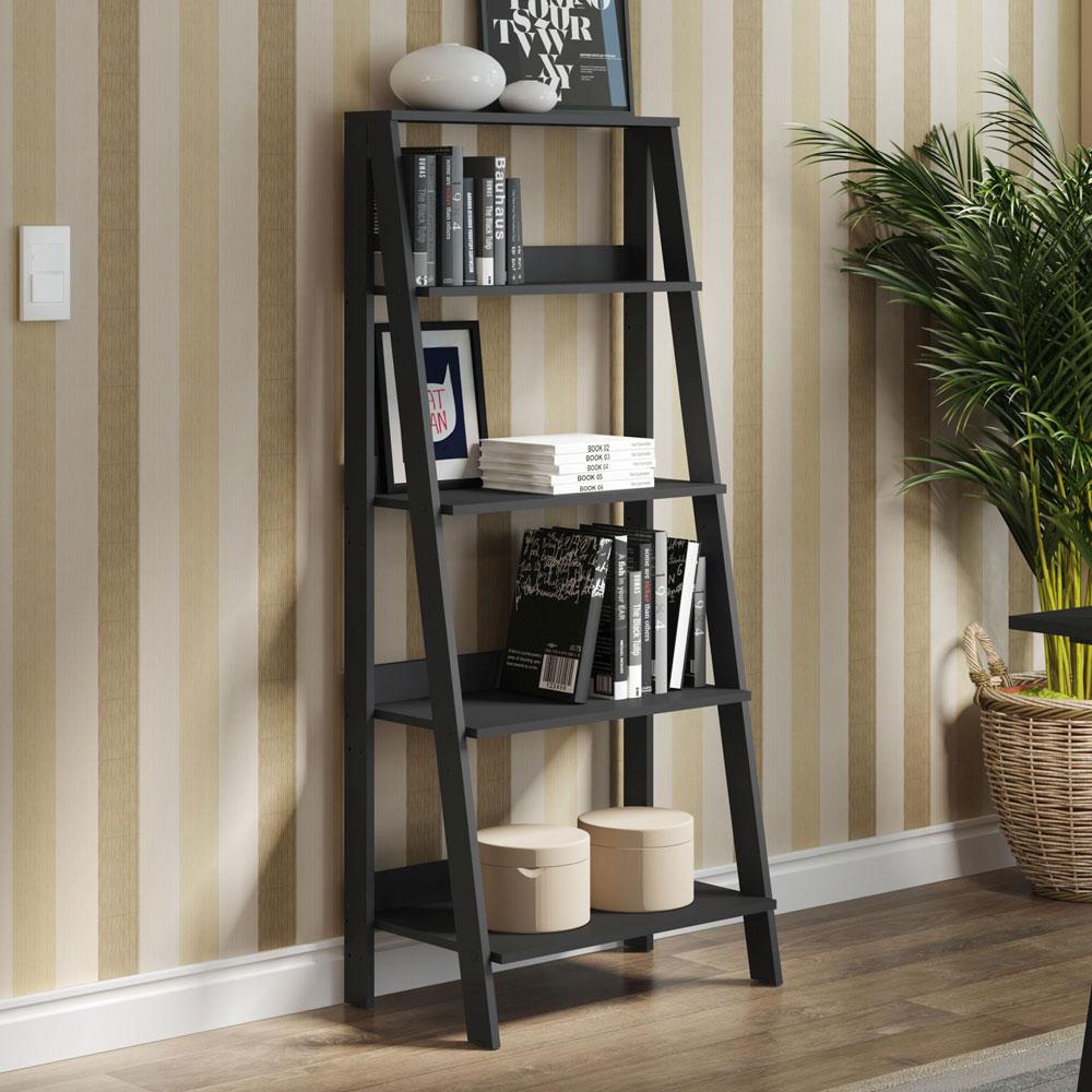 Estante Escada para Livros com 4 Prateleiras Madesa em Oferta na Shopee