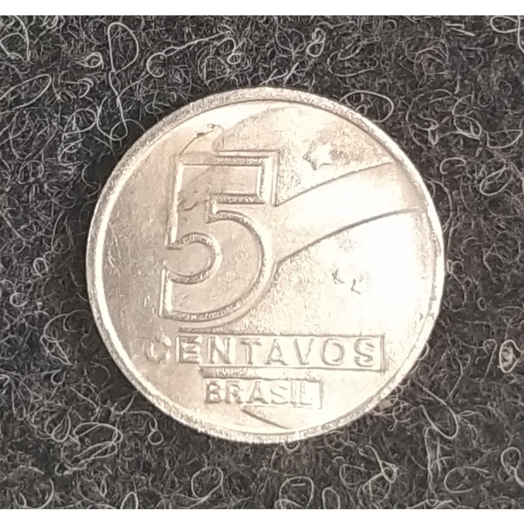 JR-935 Moeda Não Original 5 Centavos 1990  (Jangadeiro)