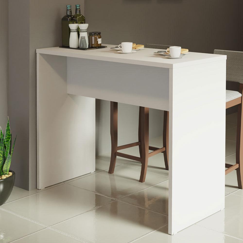 Bancada para Cozinha 115 cm Branco Reims Madesa