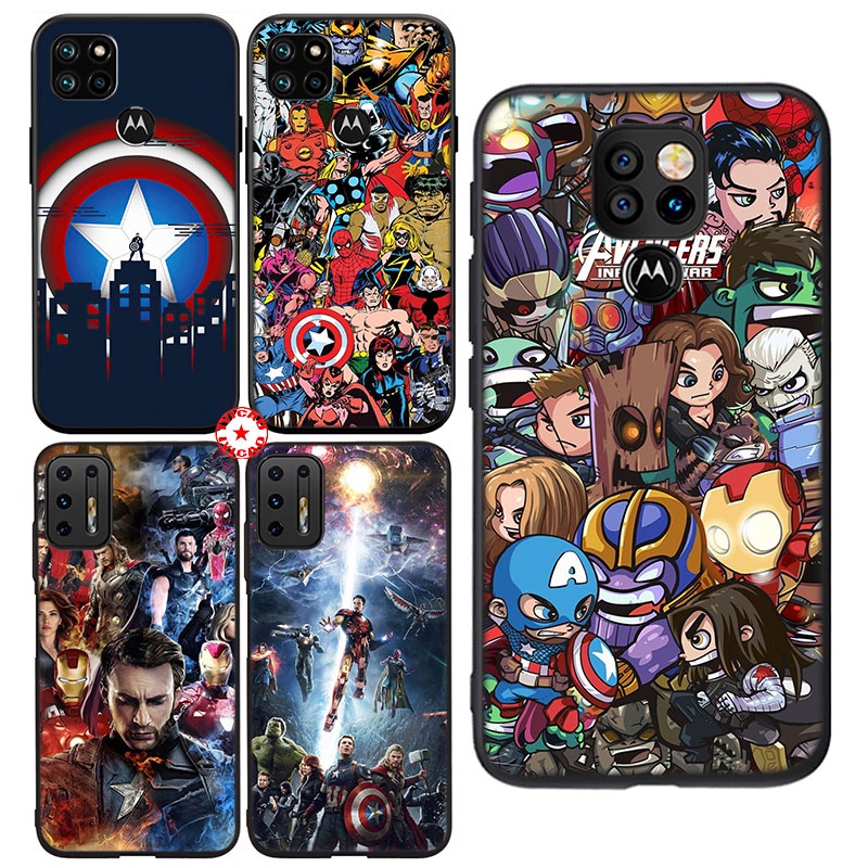 Motorola Moto G9 E7 E7i Plus Power Play G22 G41 Capa Telefônica 54FSS Marvel Os Vingadores