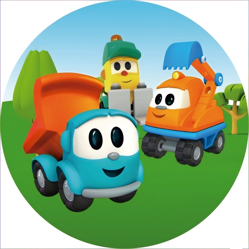 Painel Redondo Tema Leo O Caminhão C/elástico Veste fácil Sublimado em Oferta na Shopee